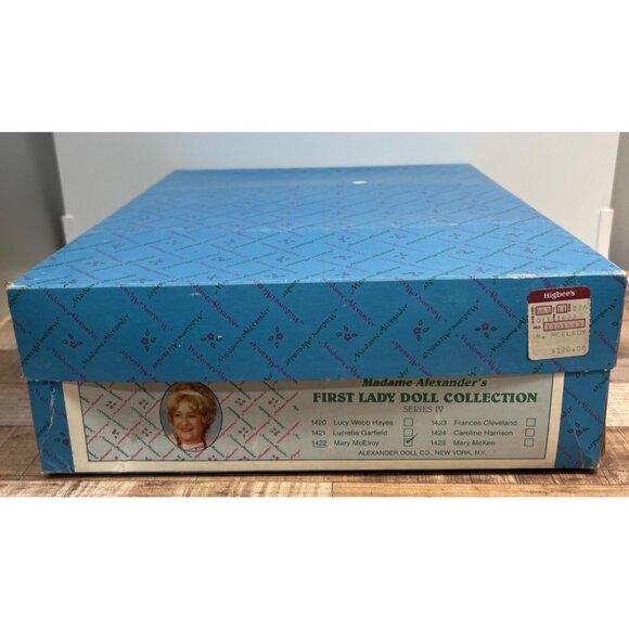 Madame Alexander First Lady Mary Mc Elroy Doll 14" Series IV In Original Box Wit - Picture 6 of 6
